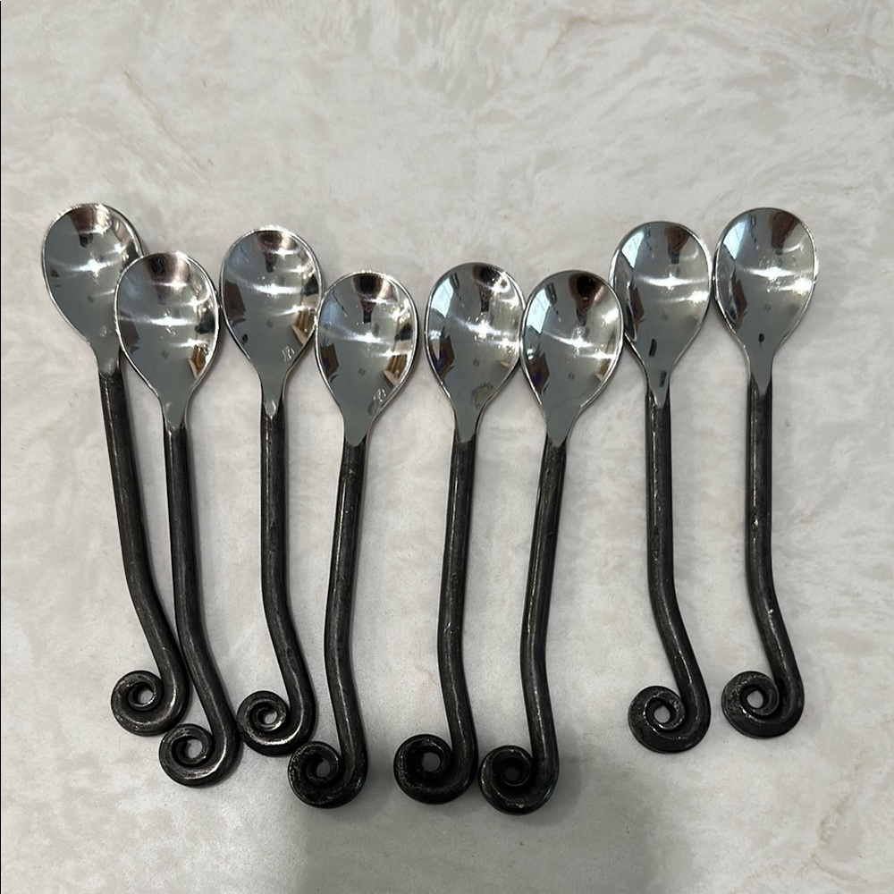 Handmade GS Appetizer Spoons Set of 8